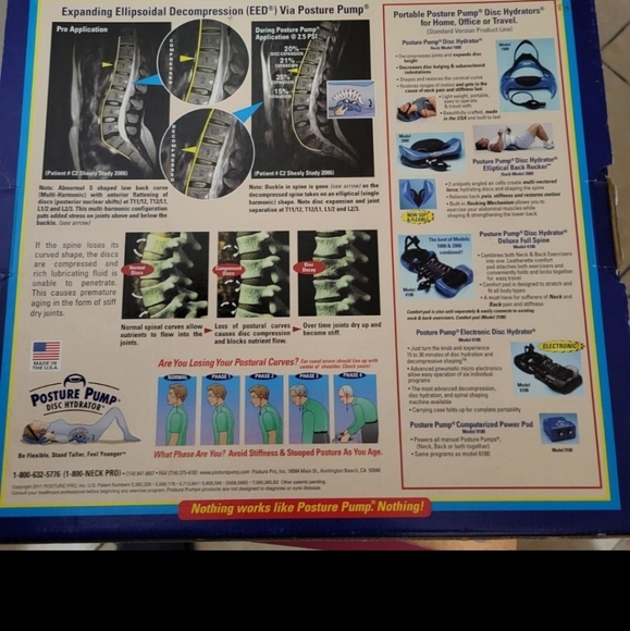 Posture Pump® Low Back Pain Relief | At Home Back Decompression Device | Comfort - Picture 4 of 4